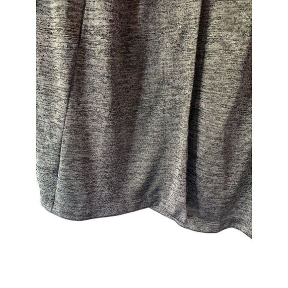 Chicos Women's Long Layering Grey Knit Jacket Size 2 Polyester Spandex Blend Wi - Picture 5 of 13
